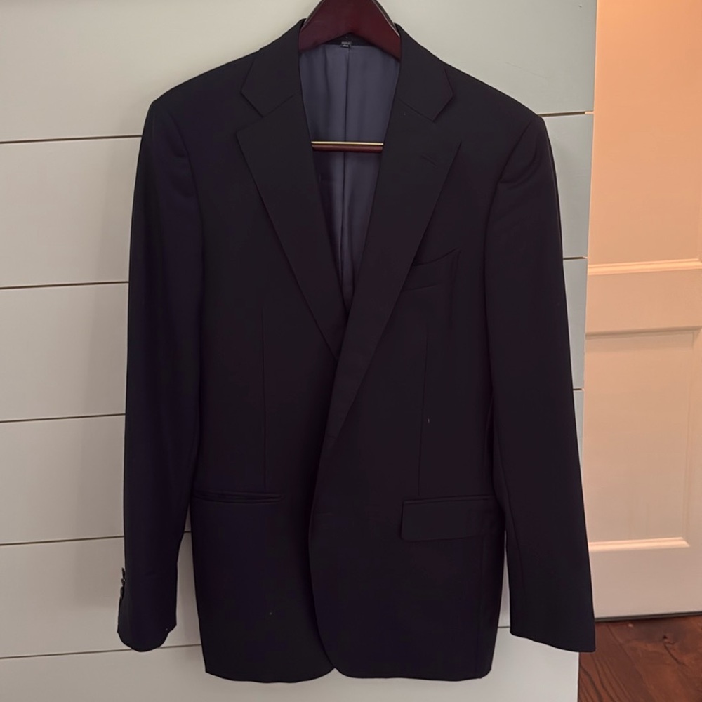 Black Suit Supply suit jacket 40L, pure wool, super 110s